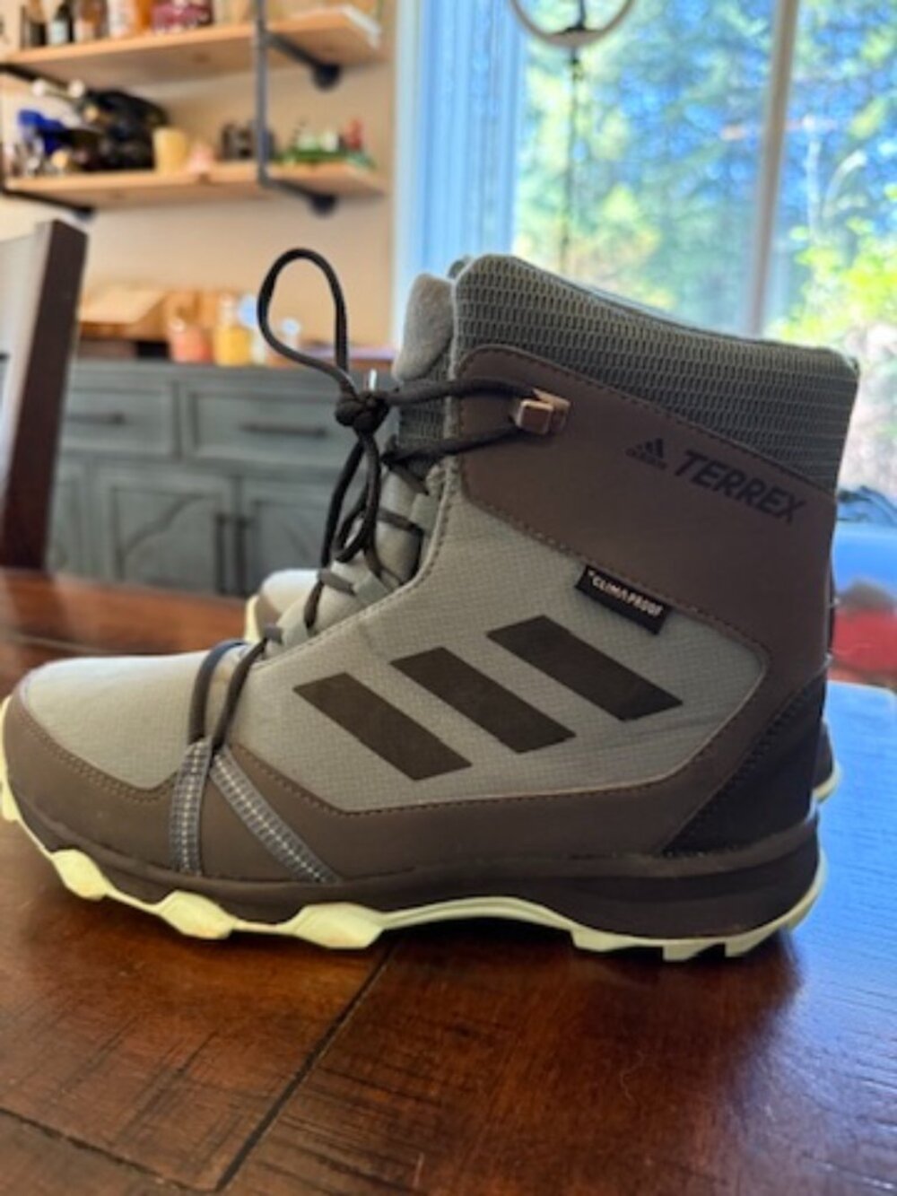 ADIDAS Terrex Traxion Climaproof Boots, Kids size 4.5